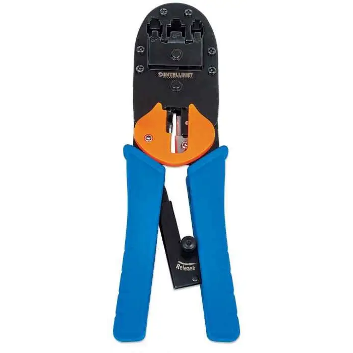 Intellinet Universal Modular Plug Crimping Tool For RJ45 RJ12 and RJ11 modular plugs