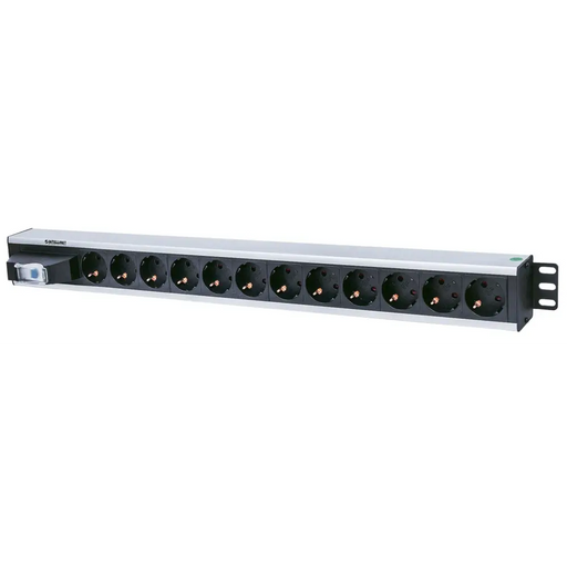 Intellinet Vertical Rackmount 12-Output Power Distribution Unit (PDU) EU CEE 7/3 Outlets With Single Air Switch