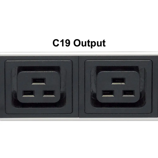 Intellinet Vertical Rackmount 24-Output Power Distribution Unit (PDU) 20 x C13 & 4 x Output C19 Removable Power Cable