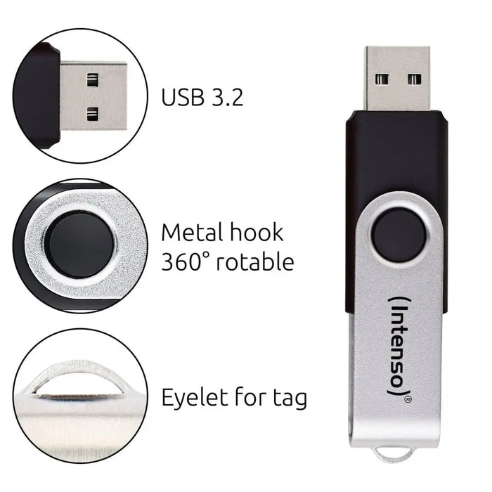 Intenso USB Flash Drive 3.2 32GB Office Line - USB памети<<<Компютърна периферия<<<ValiAPI&&&Компютър Мрежи и
