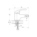 INTER CERAMIC BIDET MIXER OLIVIA - Смесители<<<Смесители и душове<<<Баня<<<Praktiker&&&Единични смесители<<<Смесители и