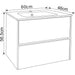 INTER CERAMIC RIHANNA BATHROOM CABINET WITH WASHBASIN - Мебели<<<Мебели и огледала за баня<<<Баня<<<Praktiker