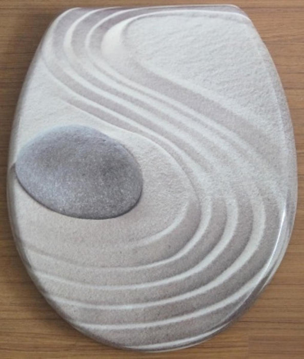 TOILET SEAT DUROPLAST SAND