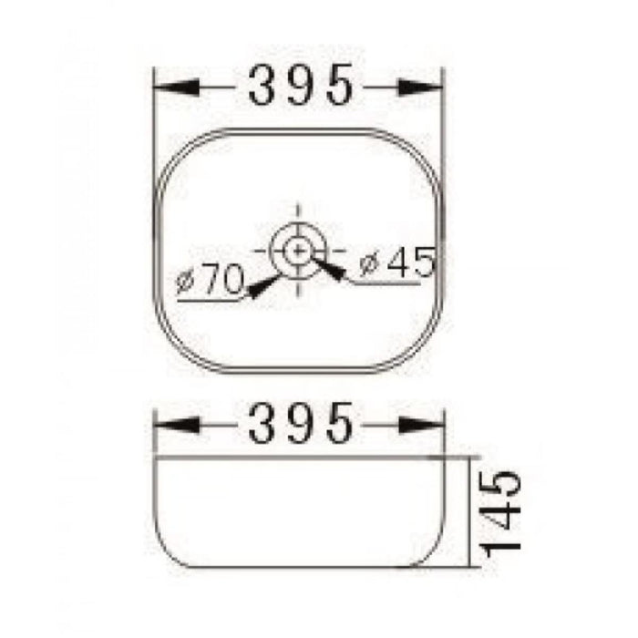 PORCELAIN WASHBASIN ICB 492