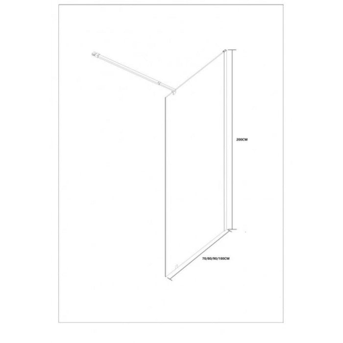 STATIONARY SCREEN CARLY 70X200 CM