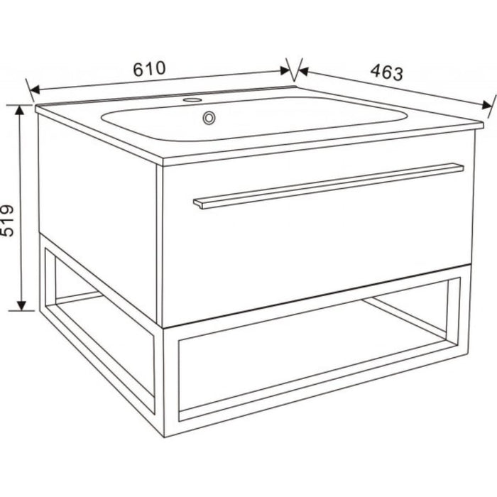 LOWER CABINET WITH ANIELA SINK
