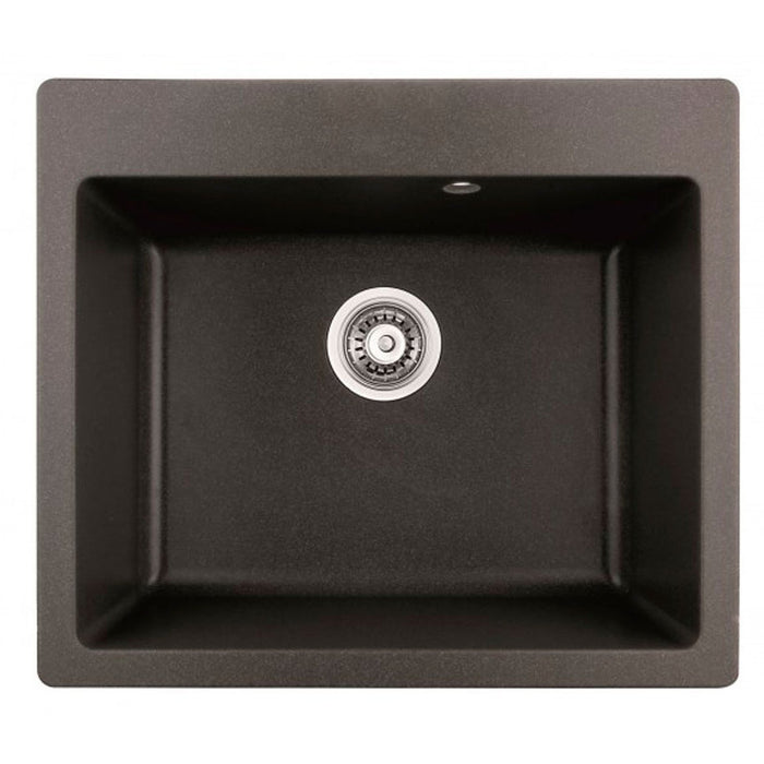 GRANITE KITCHEN SINK 8304 INTER CERAMIC RECTANGULAR 57X50X22 CM. GRAY