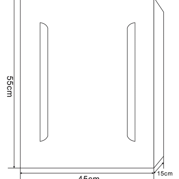 BATHROOM CABINET WITH MIRROR INTER CERAMIC 4514 - 55