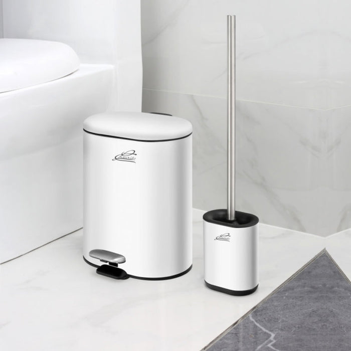 BATHROOM BASKET AND BRUSH ICA 8355W