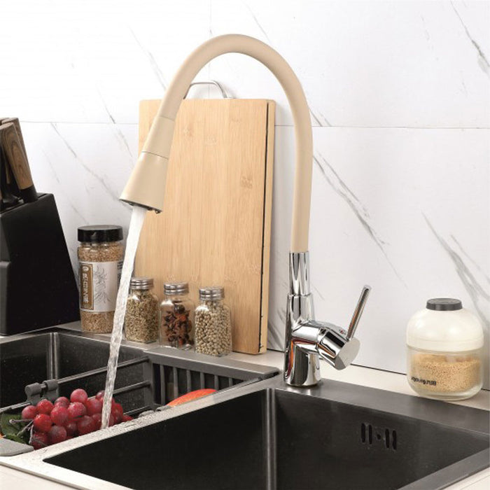 KITCHEN FAUCET INTER CERAMIC HAVANA BEIGE