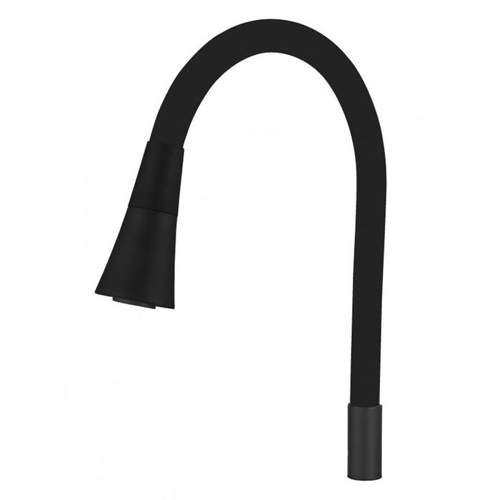 SILICONE MATT BLACK MIXER SPOUT