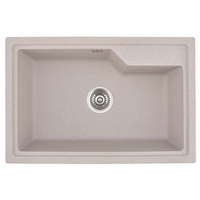 GRANITE KITCHEN SINK 8315 RECTANGULAR INTER CERAMIC 68X45X22 CM SAND