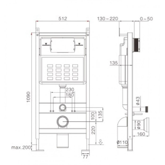 INTER CERAMIC STANDARD WHITE STRUCTURE KIT