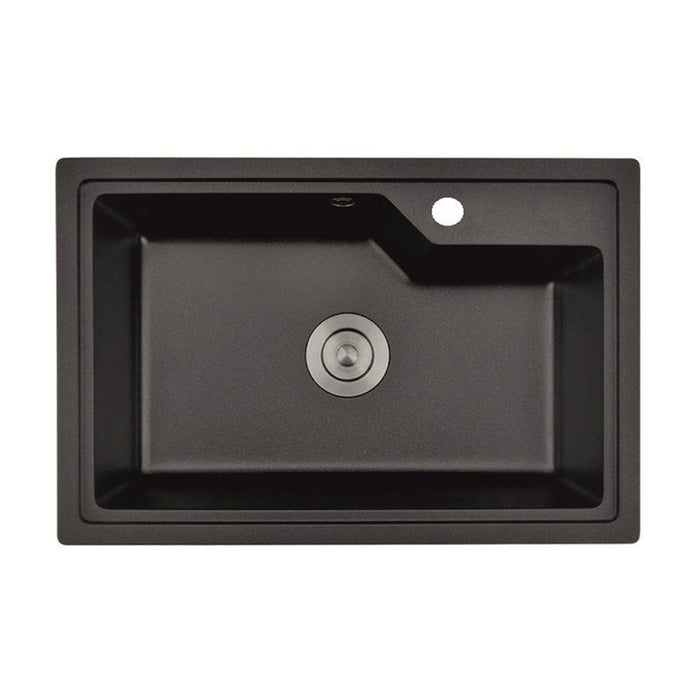 GRANITE KITCHEN SINK 8315 RECTANGULAR INTER CERAMIC 68X45X22 CM BLACK