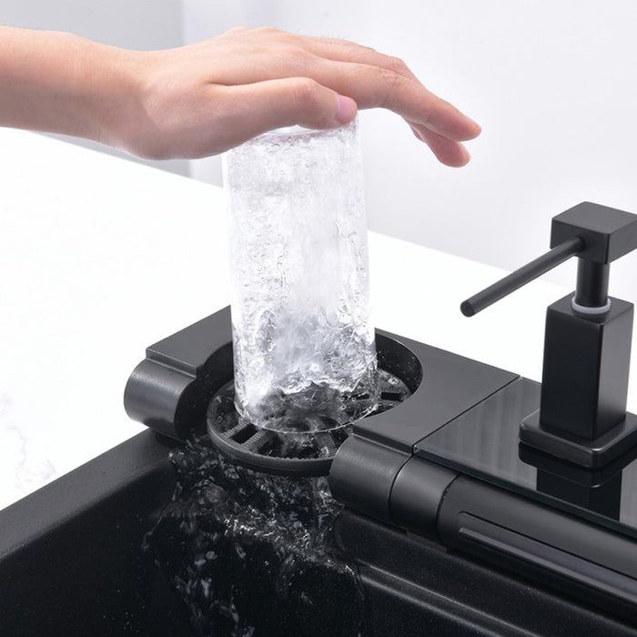 SINK SET WITH FILTERING SYSTEM AND ADDITIONAL FUNCTIONS INTER CERAMIC AQUARIS