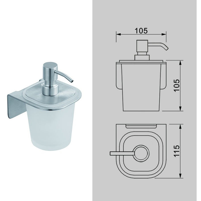 LIQUID SOAP DISPENSER INTER CERAMIC ELINOR 5563