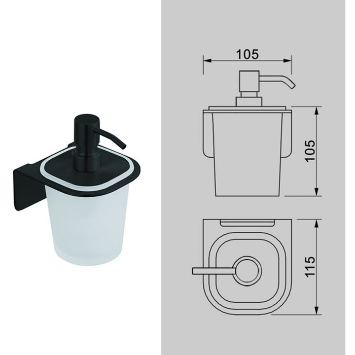 LIQUID SOAP DISPENSER INTER CERAMIC ELINOR