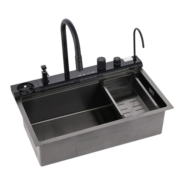 SINK SET WITH FILTERING SYSTEM AND ADDITIONAL FUNCTIONS INTER CERAMIC AQUARIS HAND MADE PVD