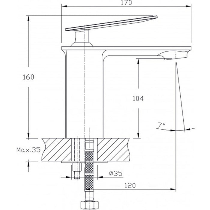 MIXER INTER CERAMIC ELLA