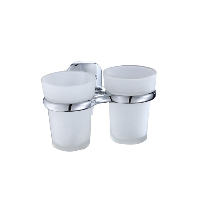 DOUBLE TOOTH BRUSH CUP