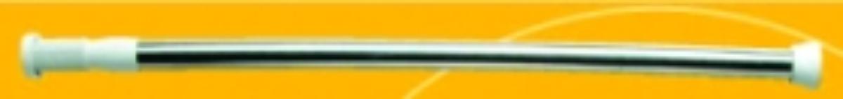 TELESCOPIC CURTAIN RAIL CHROME 1.2M