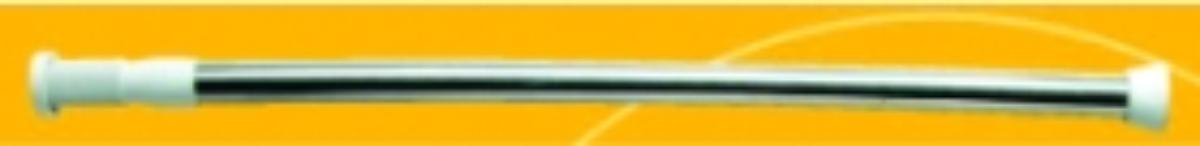 TELESCOPIC RAIL FOR SHOWER CURTAIN CHROME 2M