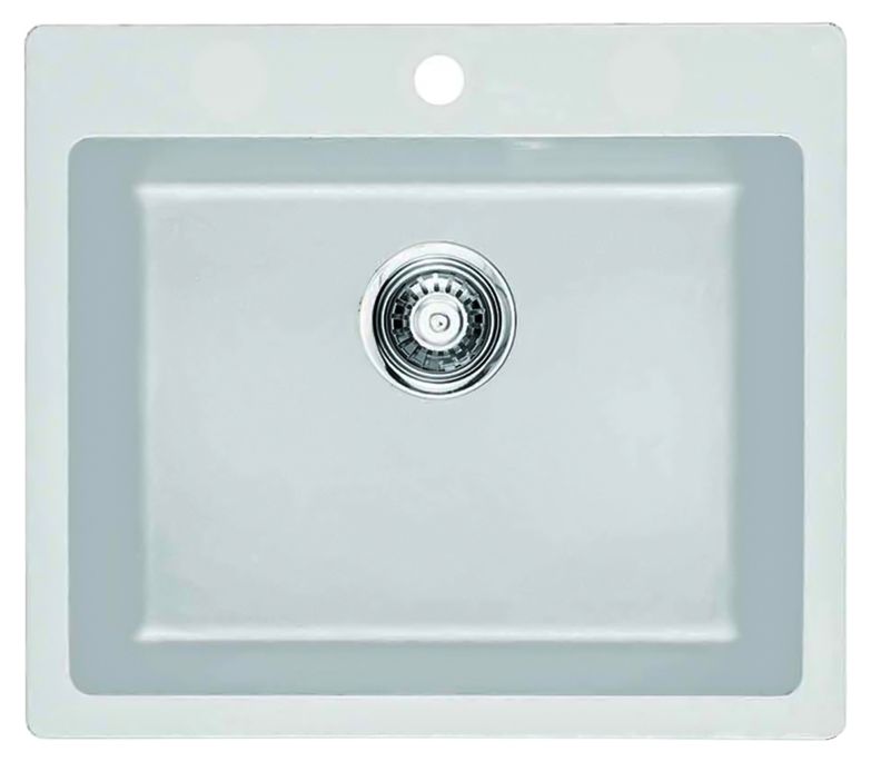 GRANITE KITCHEN SINK INTER CERAMIC 8304 57X50X22 CM WHITE
