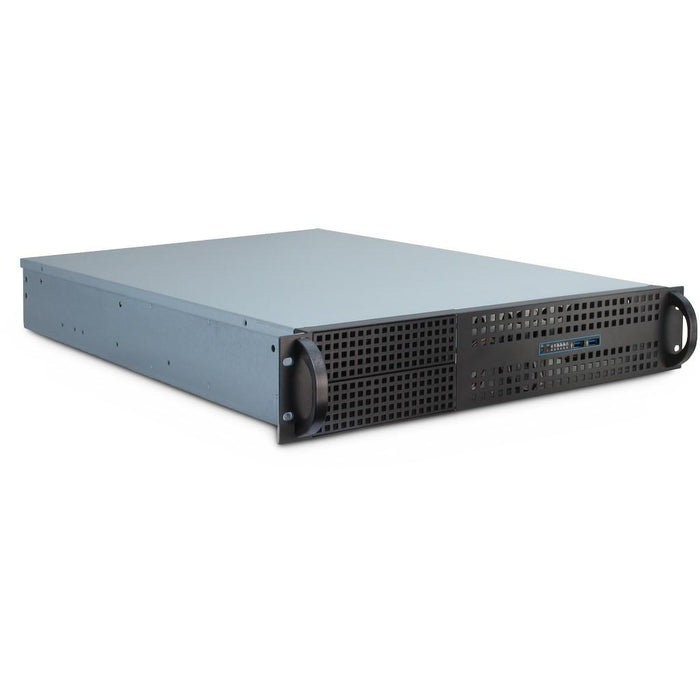 Server case InterTech 2U 2129-N - Mini ITX, mATX, μATX, ATX, eATX, SSI EEB, Black