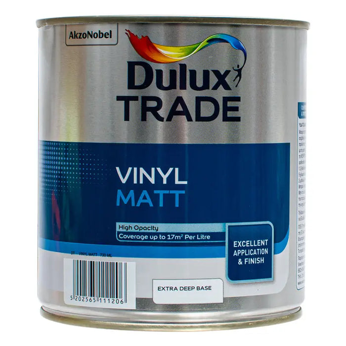 INTERIOR BASE EXTRA DEEP VINYL MATT 730 ML DULUX - Бели интериорни бои<<<Интериорни бои<<<Подови и стенни