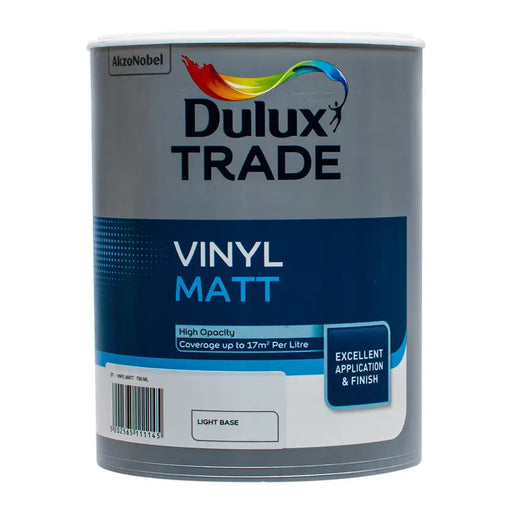 INTERIOR BASE LIGHT VINYL MATT 750 ML DULUX - Бели интериорни бои<<<Интериорни бои<<<Подови и стенни