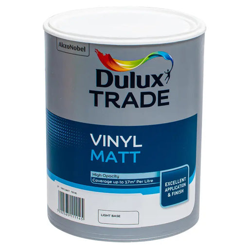 INTERIOR BASE LIGHT VINYL MATT 750 ML DULUX - Бели интериорни бои<<<Интериорни бои<<<Подови и стенни