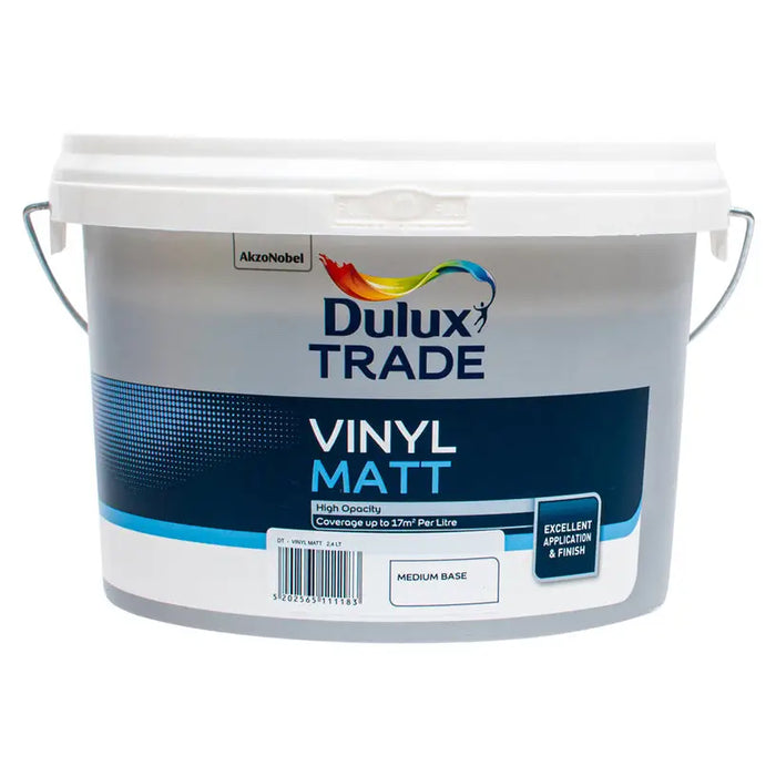 INTERIOR BASE MEDIUM VINYL MATT 2.4 L DULUX - Бели интериорни бои<<<Интериорни бои<<<Бои и лакове<<<Praktiker