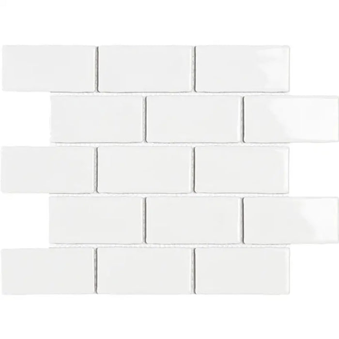 INTERMATEX YORK WHITE MOSAIC 26.5X30.9 CM - Стенни плочки и декорация<<<Плочки и лайстни<<<Баня<<<Praktiker&&&Стенни