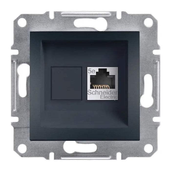 INTERNET SOCKET RJ45 CAT 5E UTP ANTHRACITE SCHNEIDER ASFORA - Ключове и