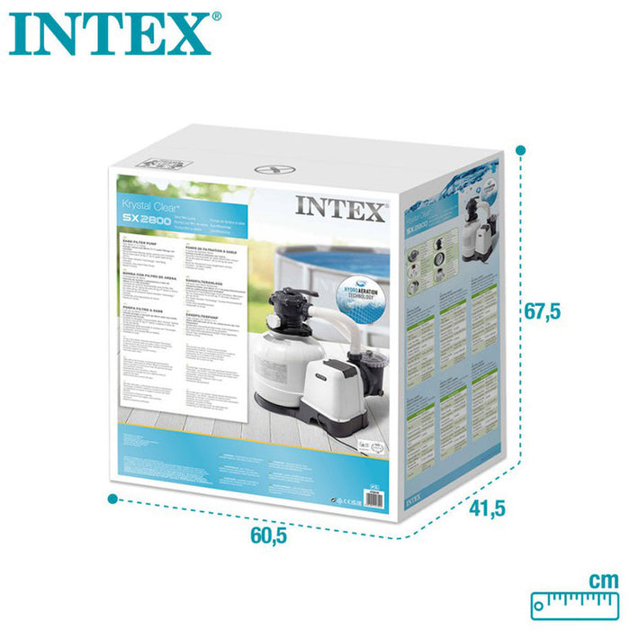 POOL FILTER PUMP 10599L/ WITH SAND OR POLYSPHERE INTEX 26648