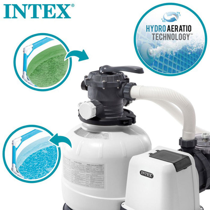 POOL FILTER PUMP 10599L/ WITH SAND OR POLYSPHERE INTEX 26648