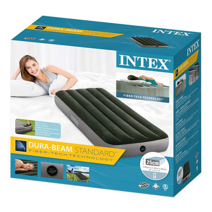 INFLATABLE MATTRESS 76X191X25CM INTEX 64760