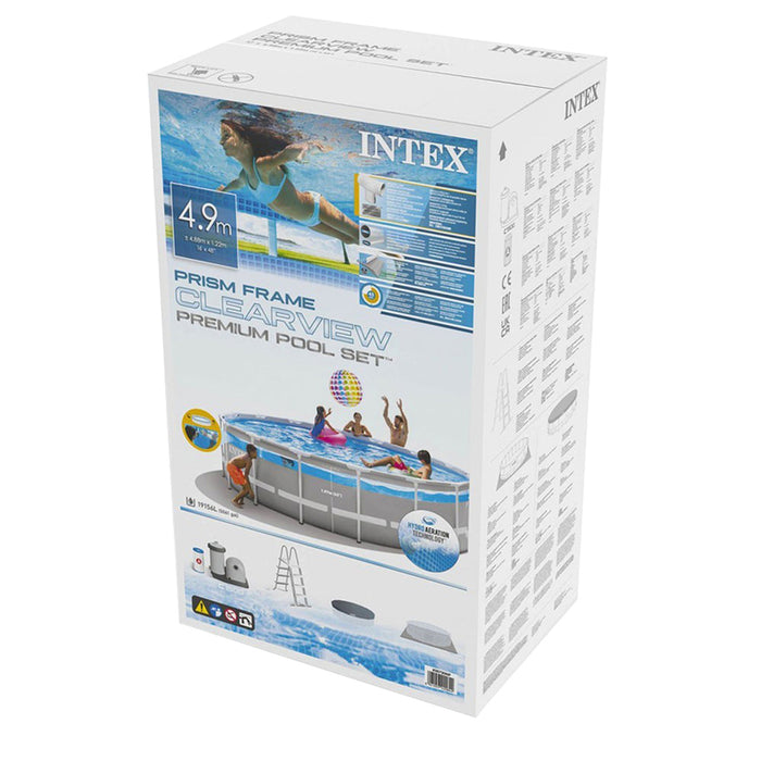 SWIMMING POOL F488X122CM CLEARVIEW INTEX 26730NP