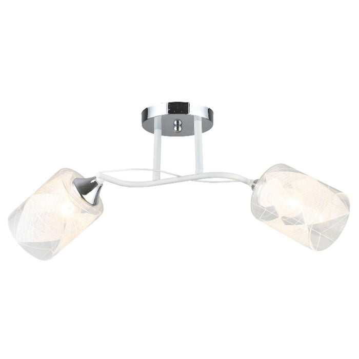 CHANDELIER 2XE27 CHROME INTO ADIS
