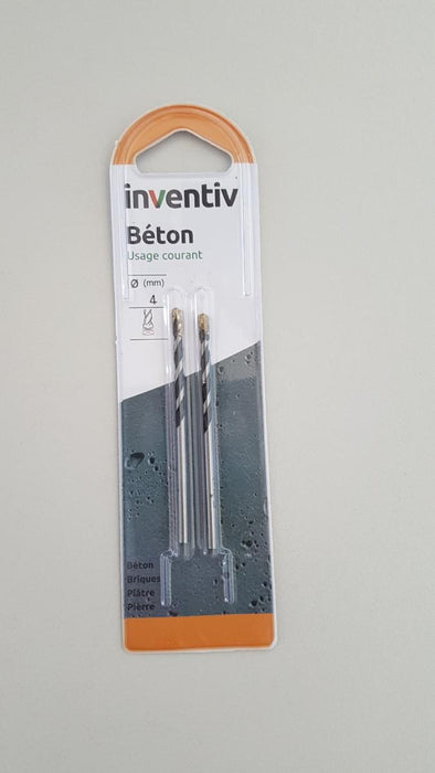 CONCRETE DRILL BIT F4 2PCS INVENTIV