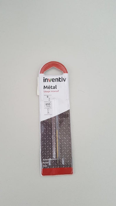 DRILL METAL HSS-TIN Ф2 INVENTIV