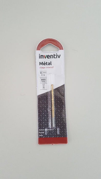 DRILL METAL HSS-TIN Ф3.5 INVENTIV