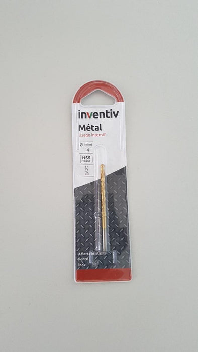 METAL DRILL HSS-TIN F4 INVENTIV