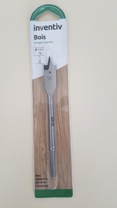 WOOD DRILL F16 FLAT INVENTIV