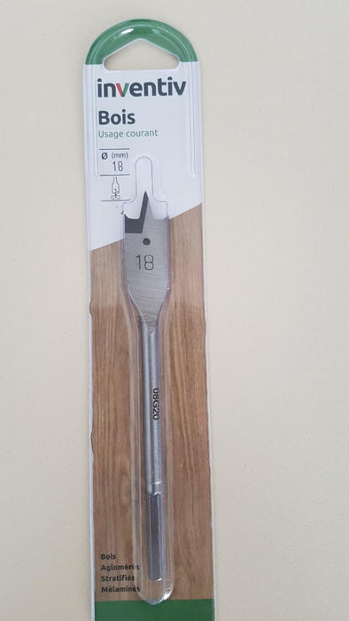 WOOD DRILL F18 FLAT INVENTIV