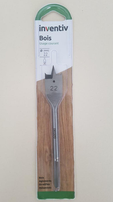 WOOD DRILL F22 FLAT INVENTIV