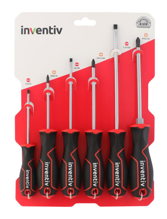 SCREWDRIVER SET PH1 6PCS. INVENTIV