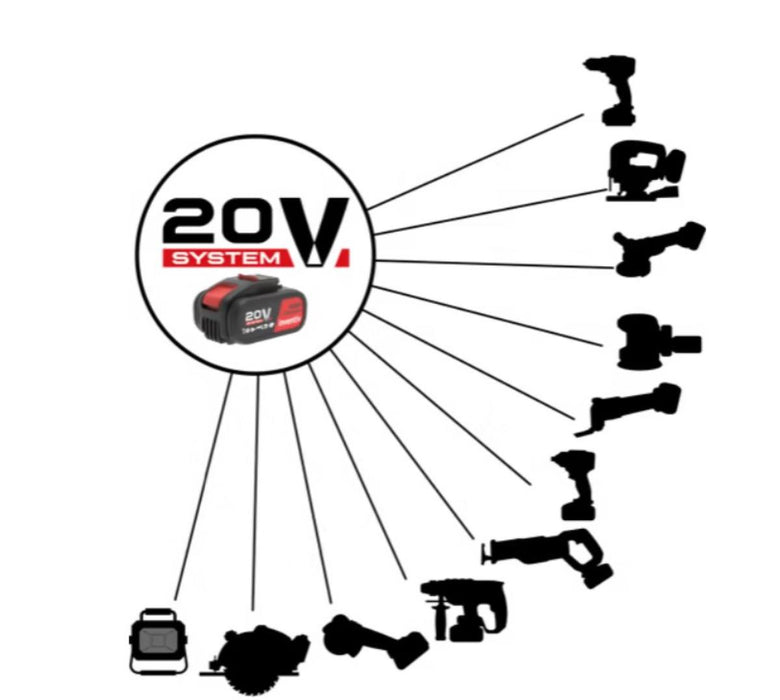 BATTERY SABER SAW 20V INVENTIV