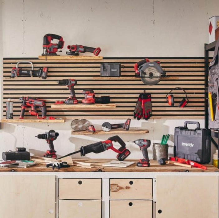 CORDLESS 20V INVENTIV 125 angle grinder