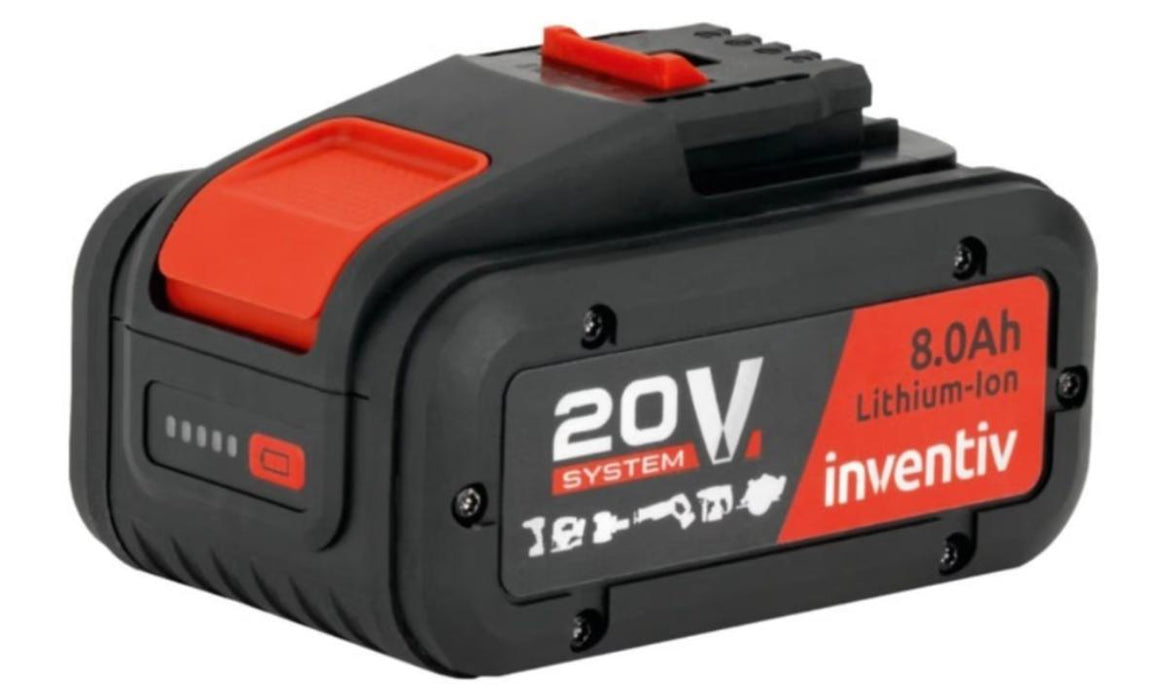 BATTERY WITH INDICATOR 8AH 20V INVENTIV